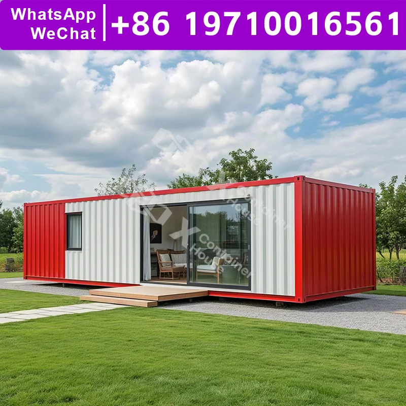 

Custom Industrial Flat Pack House Modular Prefab Kit Villa Smart Configuration Flexible Application Scalable Warranty Included