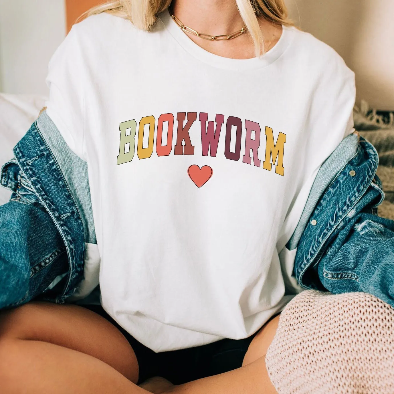 Bookworm T Shirt Cute Teacher Books Lover Esl Reading Group Librarian