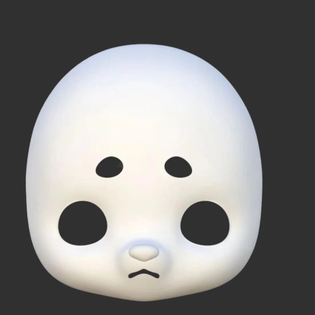 Kigurumi Head Shell Anime Cosplay Mask Blank Kig Base 3D Printed Cosplay Prop DIY Character Mask Wearable Kig OC Head Shell