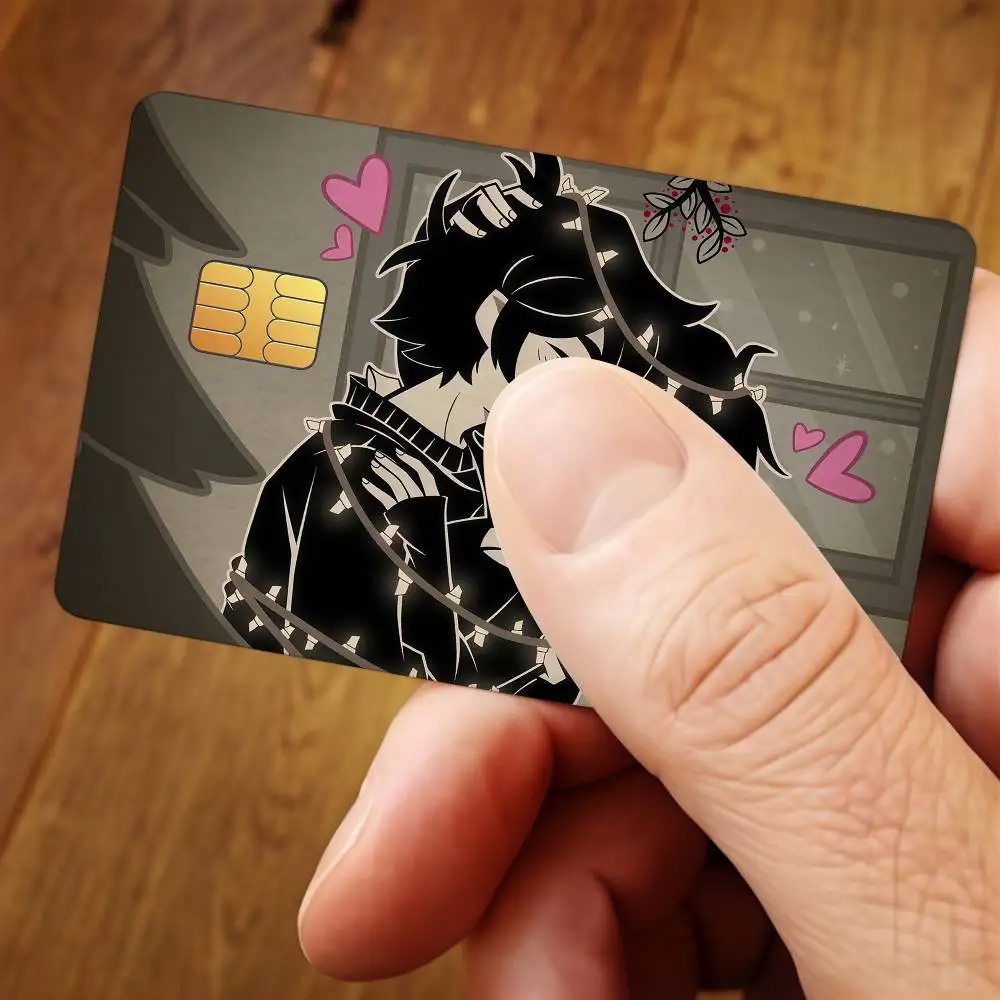Game The Coffin Of Andy And Leyley Credit Card Public Transportation Cards Sticker Waterproof Card Face Decoration 4PCS