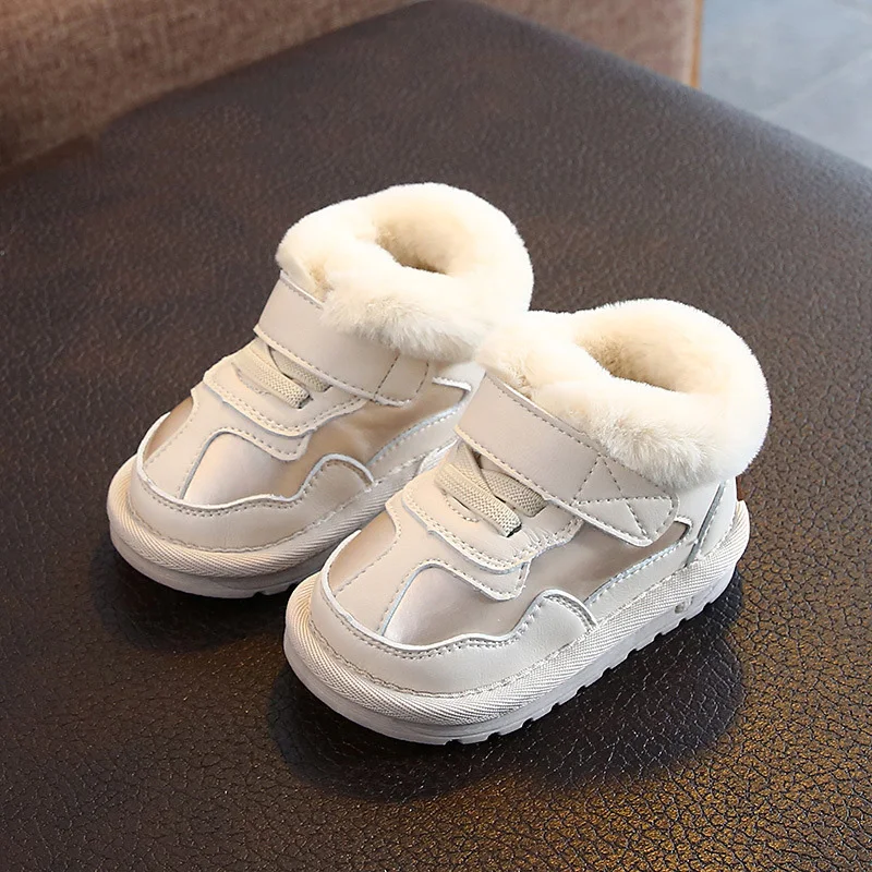 Stivali da bambino invernali scarpe da passeggio per bambini ragazzi ragazze caldi primi camminatori stivali da neve antiscivolo impermeabili SXX047