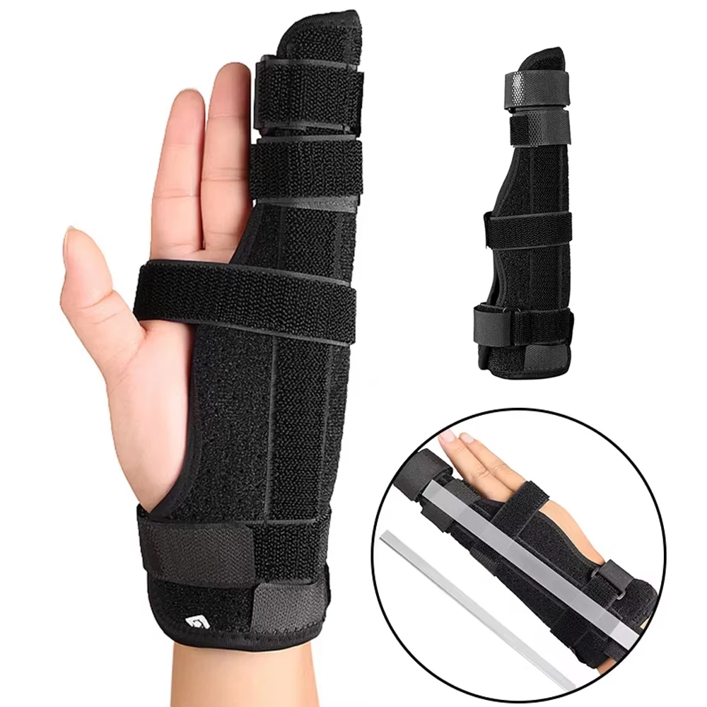 Finger Brace Adjustable Splint Comfortable Hand Support Breathable Relief Stabilizer For Broken Fingers Hand Brace Finger Splint