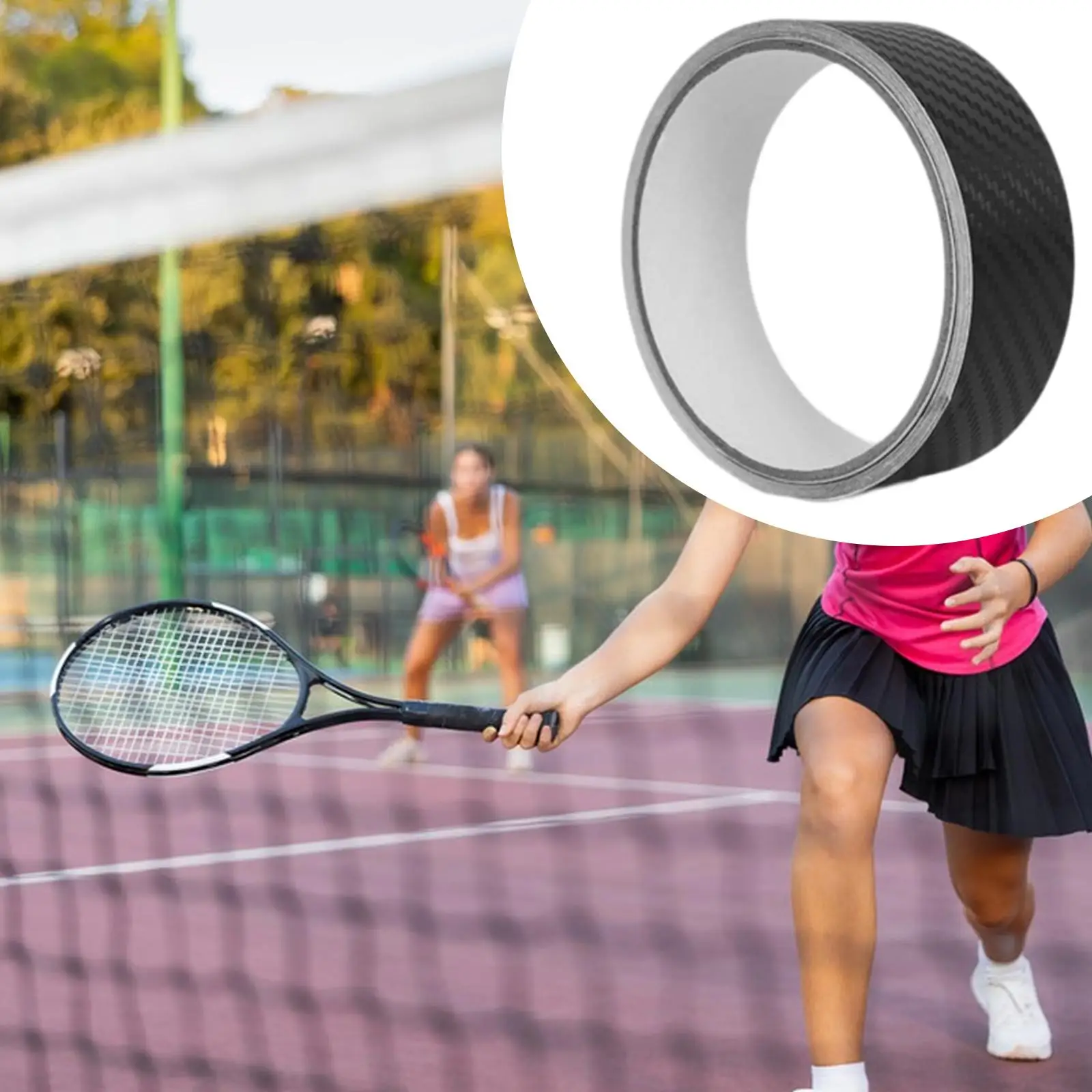 

Guard Tape, Tennis Racket Protection Sticker, Fit , Paddle Head Edge Tape Sticker