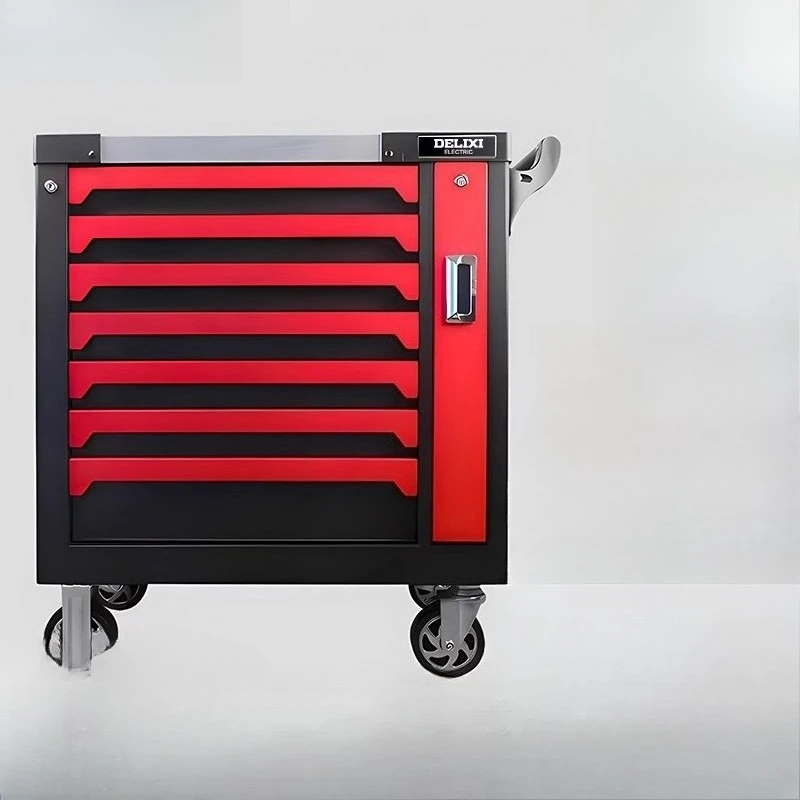 2025Tool Set Box Drawer Rolling Metal Tool Cabinet Trolley with Tools