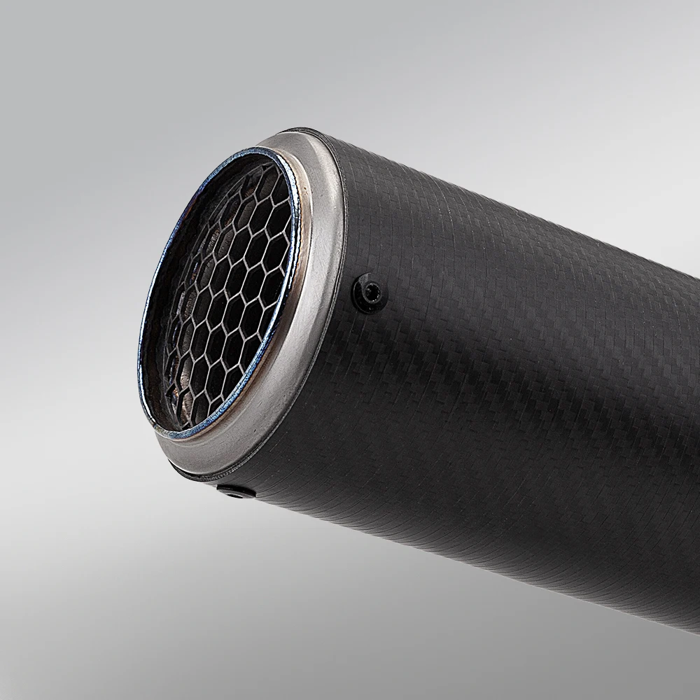 FOR RSV4 RS-V4 (2019-2026 model year) motorcycle titanium alloy/carbon fiber slide-in exhaust middle and rear section exhaust pi
