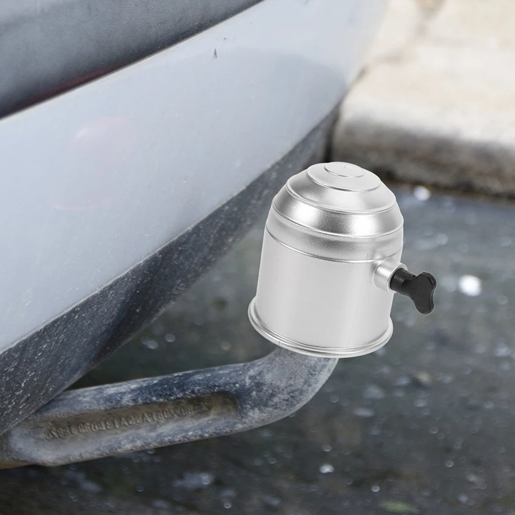 

2 pcs Ball Head Cover Durable Plastic Hitch Protector Waterproof Universal Fit For Trailer Truck RV Caravan Towing Accessories