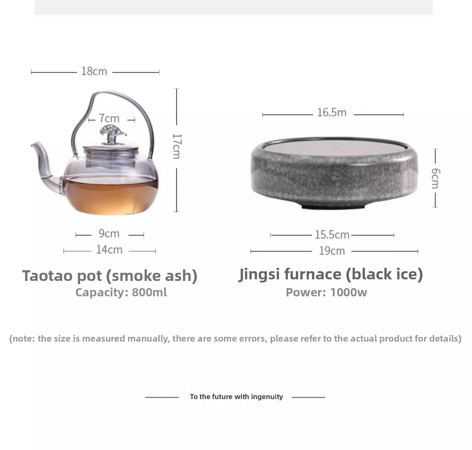 Electric ceramic stove, tea stove, tea maker, ceramic tea stove, steaming glass teapot, electric heating