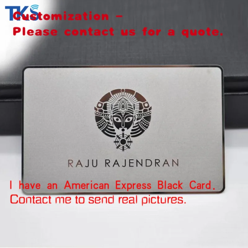 

custom.Custom Unique Business Mirror Stainless Steel Card