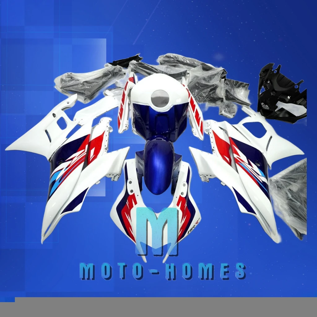 

Белый комплект обтекателей из АБС-пластика для Yamaha YZF R3 R25 2019 2020 2021 2022 2023 годов, аксессуары для кузова мотоцикла