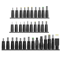 8PCS 34PCS Laptop  Universal 5.5mmx2.1mm DC AC Power Adapter Tips Connector Kits for Lenovo Laptop Power Supply Plug Jack Sets