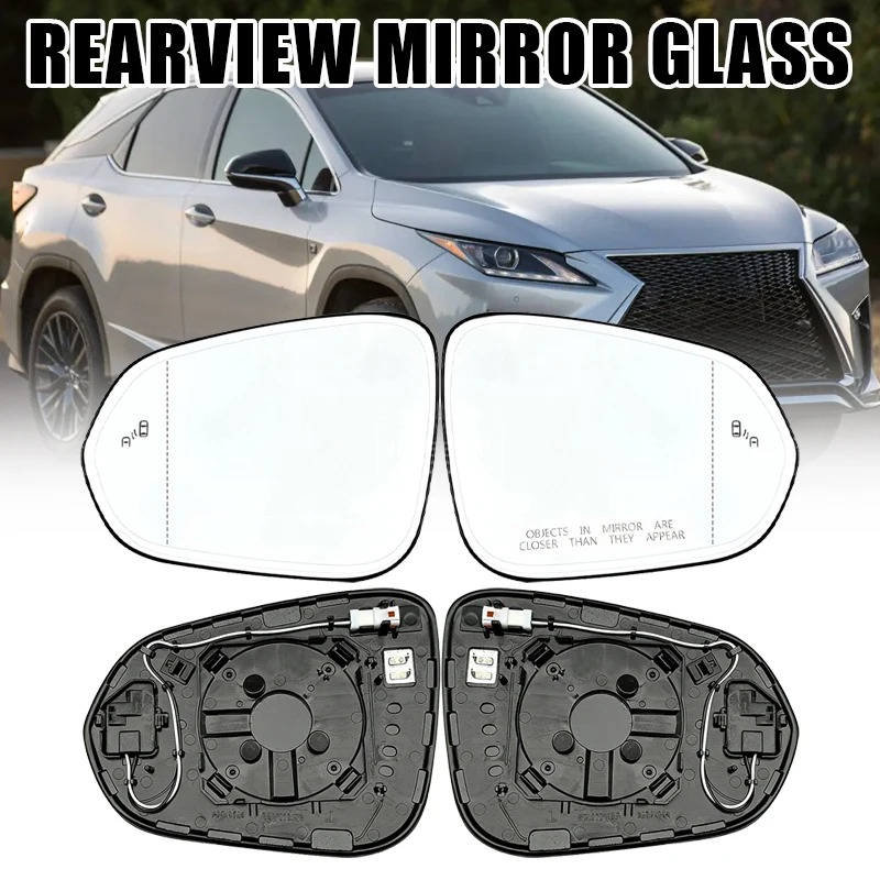 

Heated/Blind Spot Fake anti-glare Mirror Glass 87931-48840 For Lexus RX350 RX450H NX200T NX300 2016-2020 Us Version