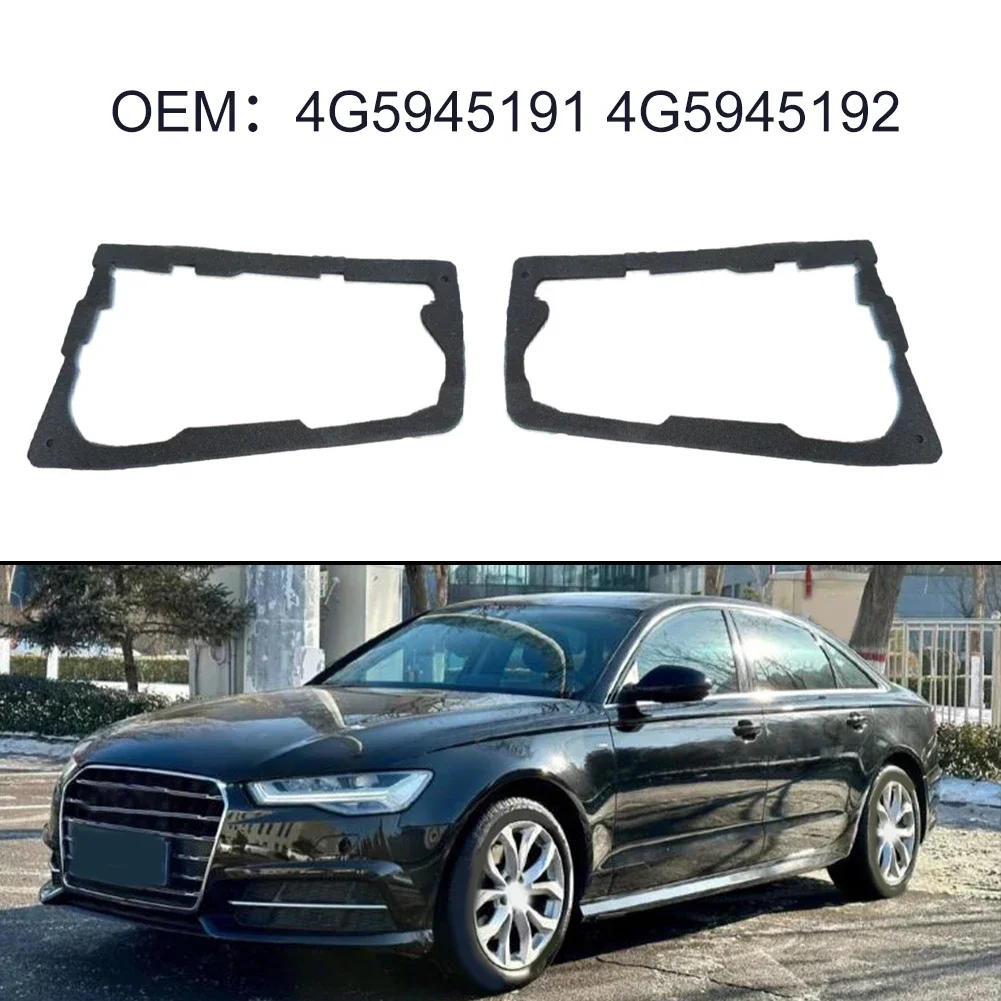 Rear Tail Light Seal Sponge Pad For A6L For C7 2012-2015 4G5945191 4G5945192 Black Lamp Sealing Gasket Sealing Sponge Pad