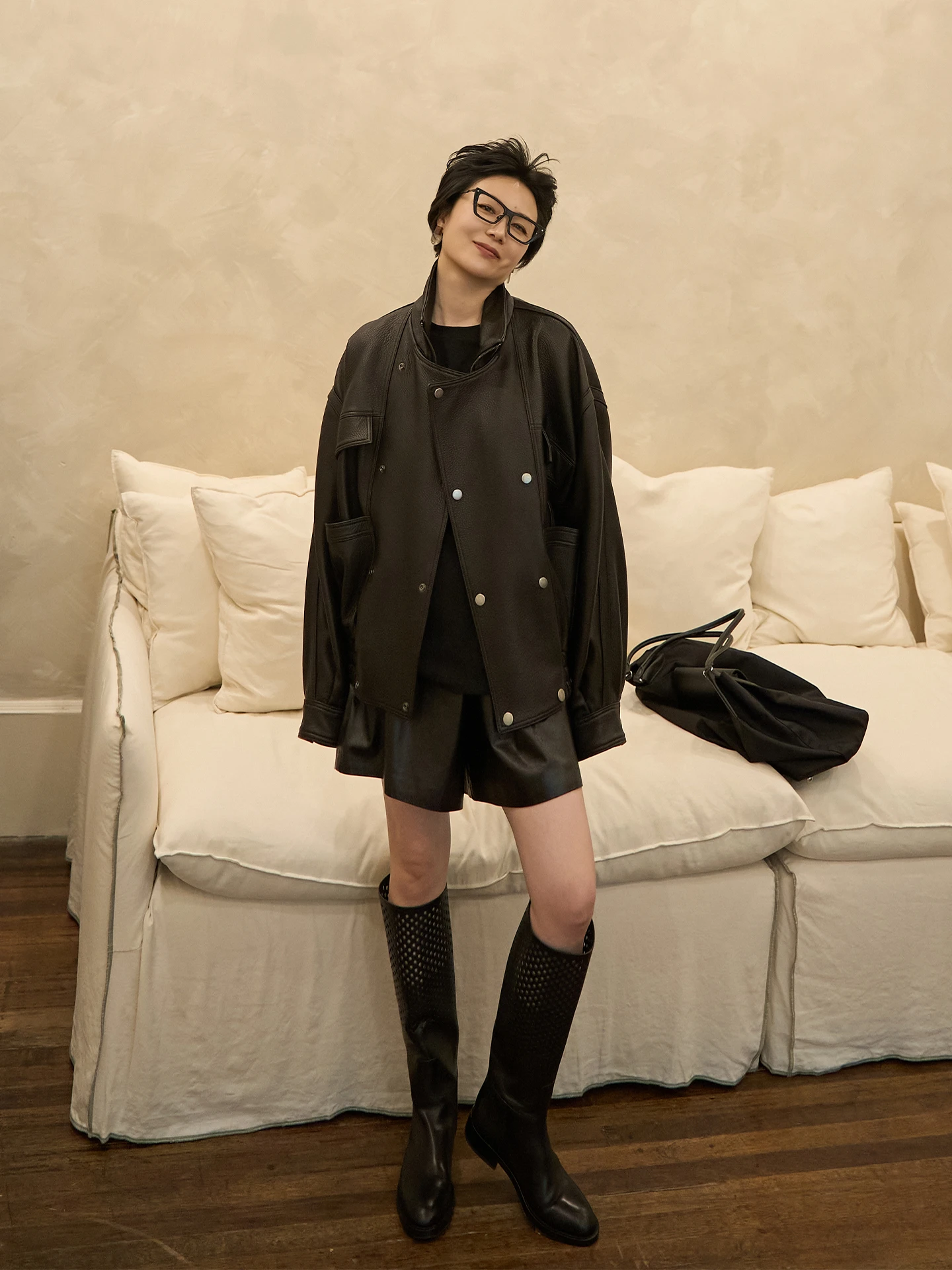 

TOFOD Женская кожаная куртка-косуха из натуральной кожи, модная, стильная, большого размера, для женщин, модель Wellington