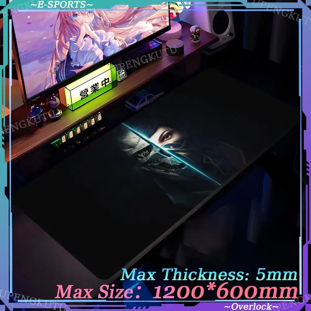 

New products Locked edge Esports mouse pads Oversized Rubber anti-skid pads Gaming Desktop protective pads d_dishonored