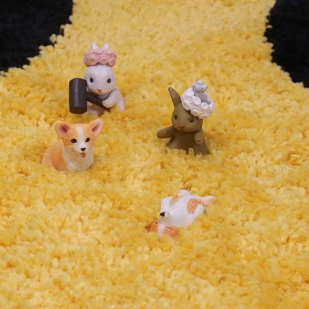 Thiened Floing Carpet Bede Round Face Anti-Slip Batoom Rug Wasserabsorbierende Bodenmatte Weiches PU-Material Große Größe