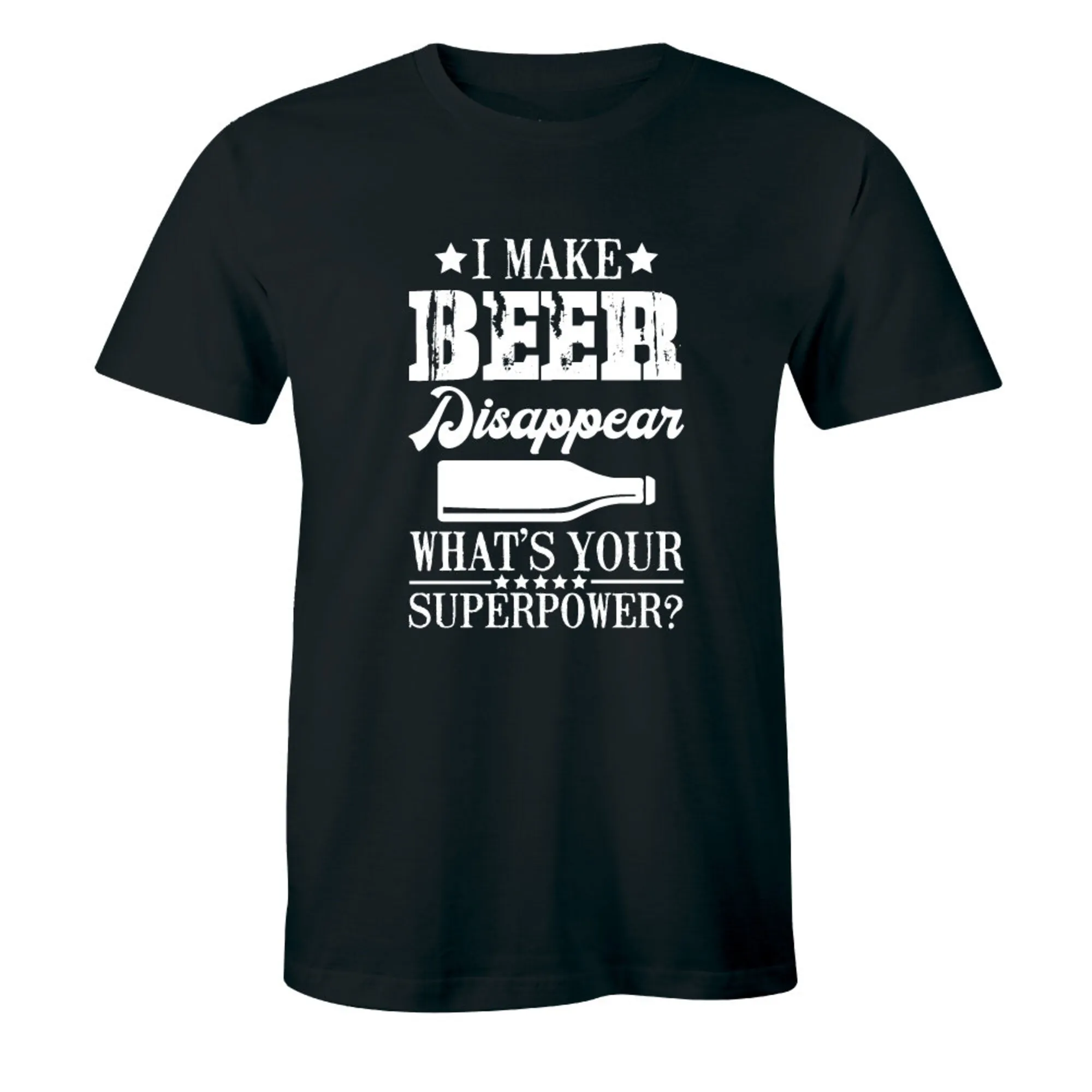 I Make Beer Disappear Superpower Funny T Shirt Drinking Alcohol Mens Tee T-shirt