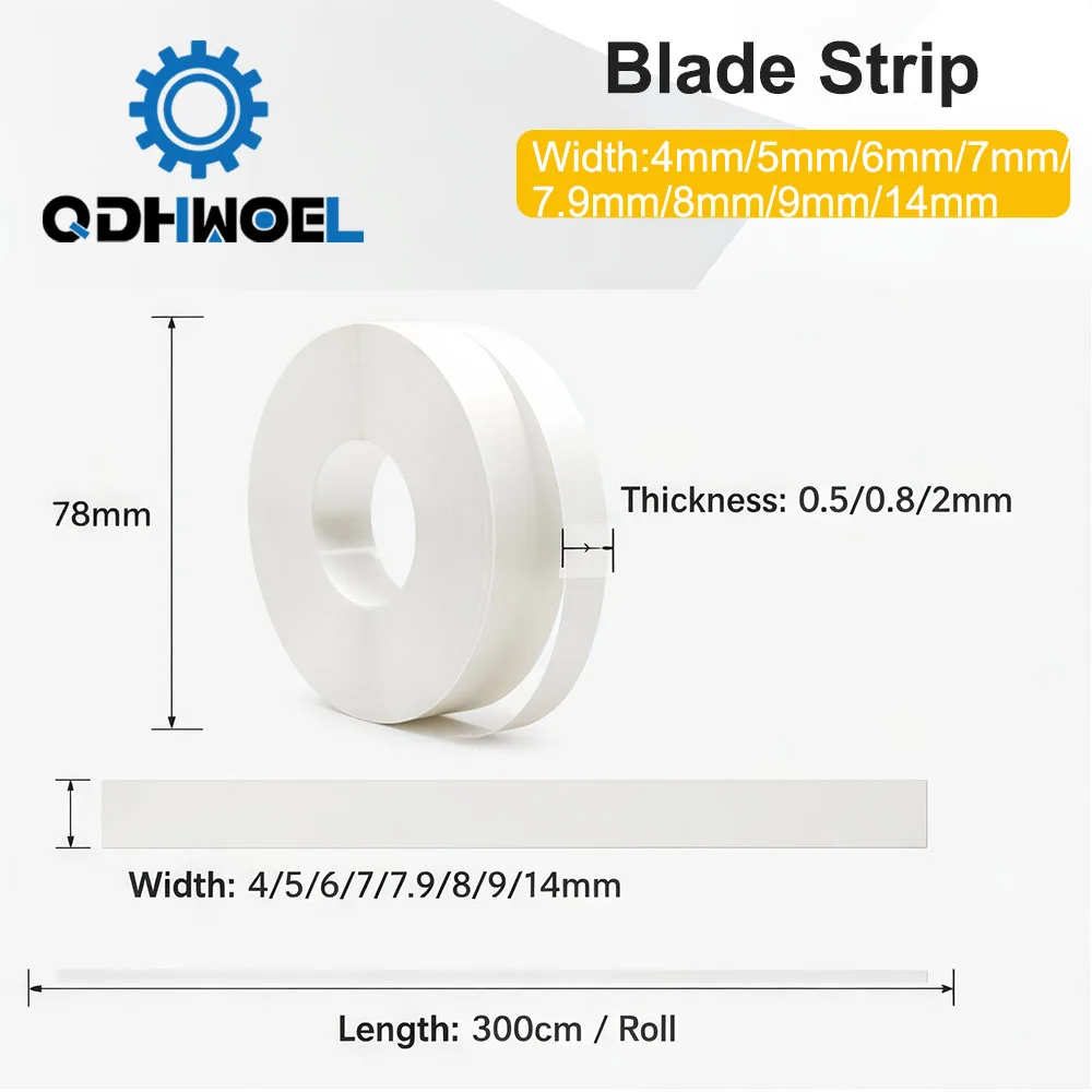Width 4/5/6/7/7.9/8/9/14mm Length 300cm Blade Strip Layering Mat Knife Cutter Plotter Roland Graphtec Vinyl Cutting Protection
