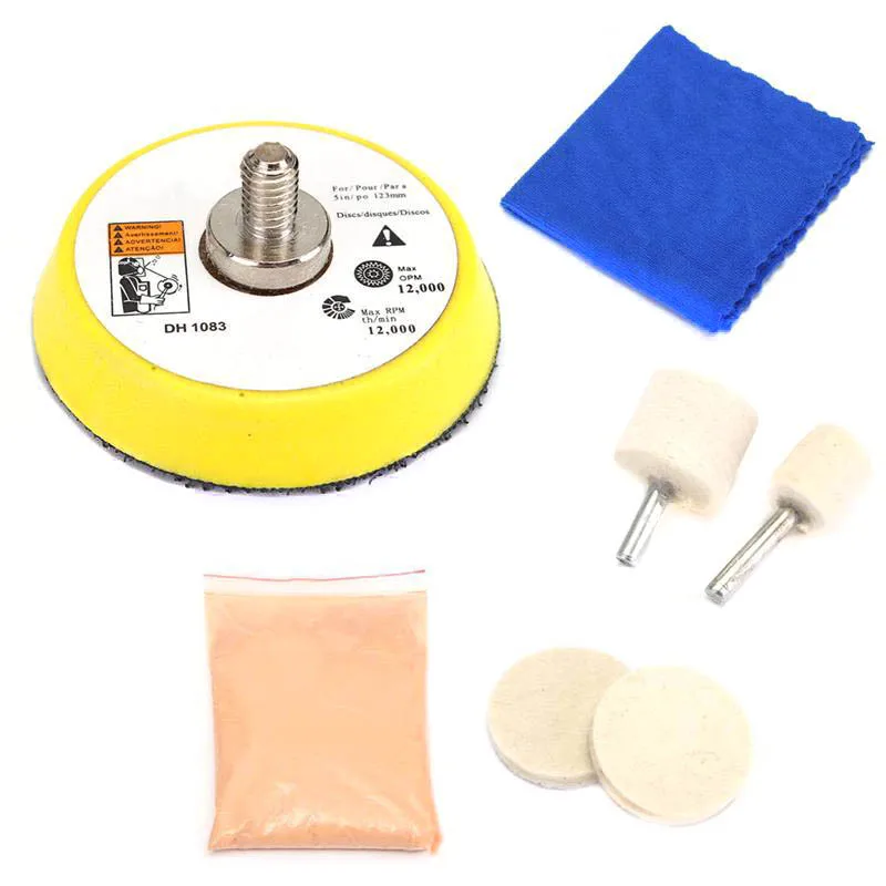 Car Glass Polishing Kit Windscreen Window Scratches Remover Auto Glass Polishing Kit Repair Tool