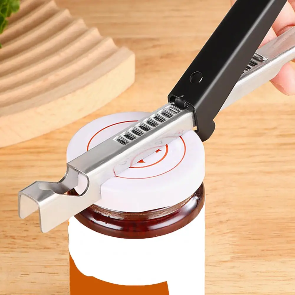 Rust-proof Opener Adjustable Screw Cap Opener Easy Grip Jar Bottle Opener Set for Hands Seniors Arthritic Hands Non-slip for Low