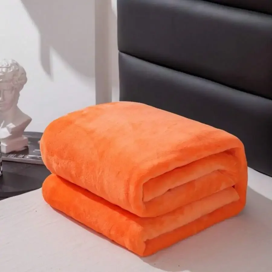 

Solid Color Flannel Fleece Blanket Throw