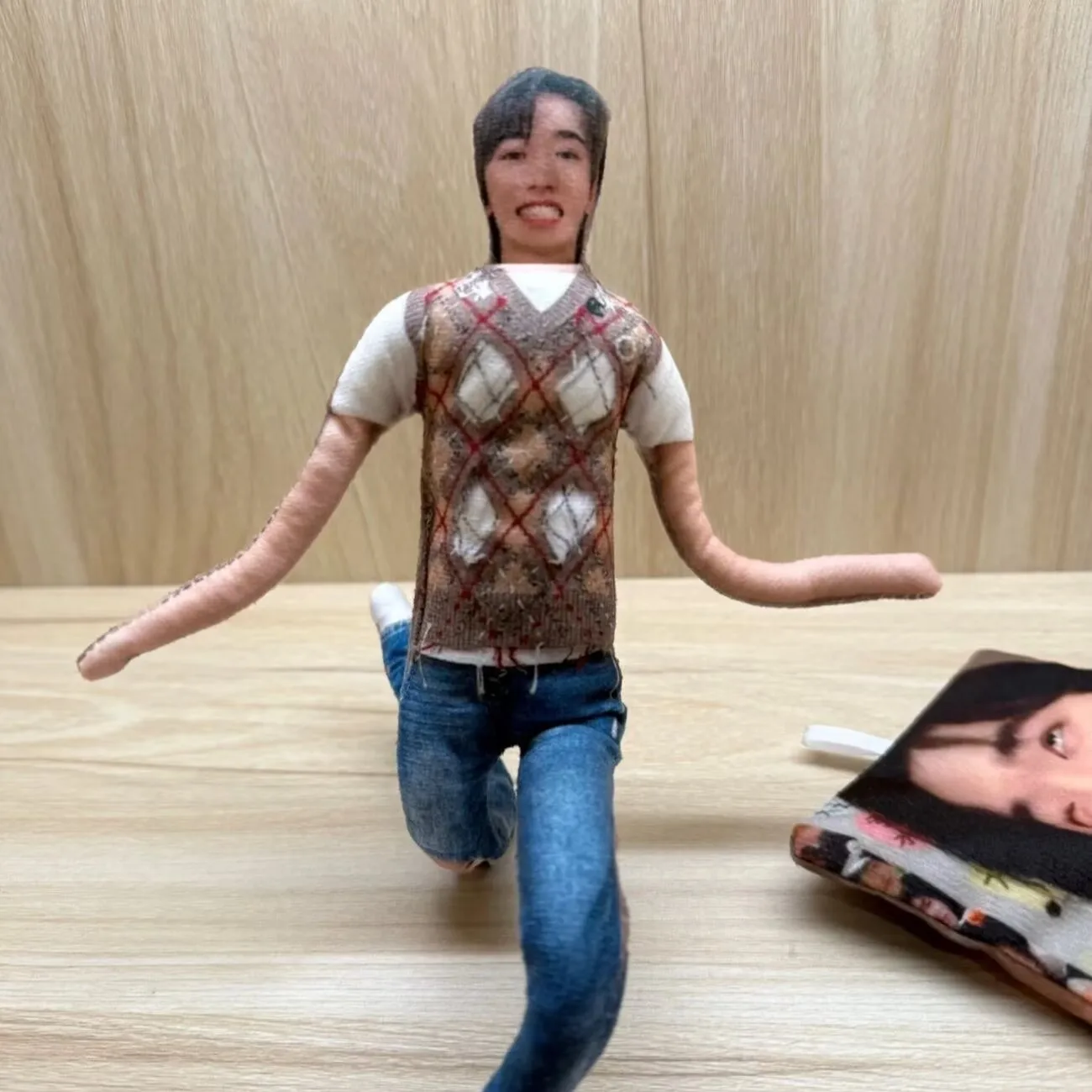 New product: Song Yaxuan Crispy Grandpa Mouse Dry Doll with Clear Iron Wire Skeleton and Limb Separation Abstract Doll view 6