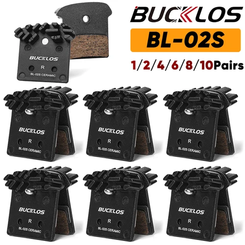 Pastillas de freno de disco de bicicleta de montaña BUCKLOS para Shimano J04C J05A pastillas de freno hidráulicas de cerámica MTB pastillas de freno de bicicleta de montaña y carretera