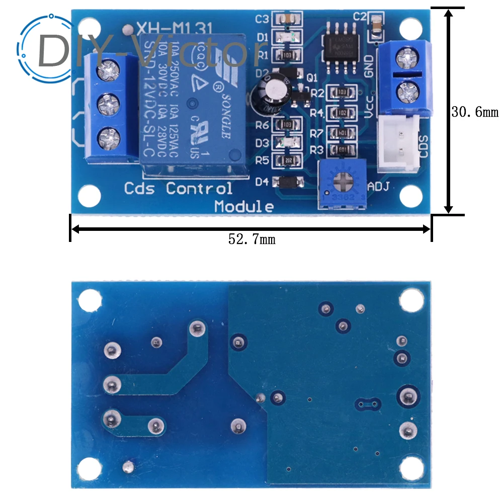 XH-M131 DC 5V 12V 24V Water Detector Relay Module Water Leakage Water Leak Water level Sensor Water Leakage Alarm