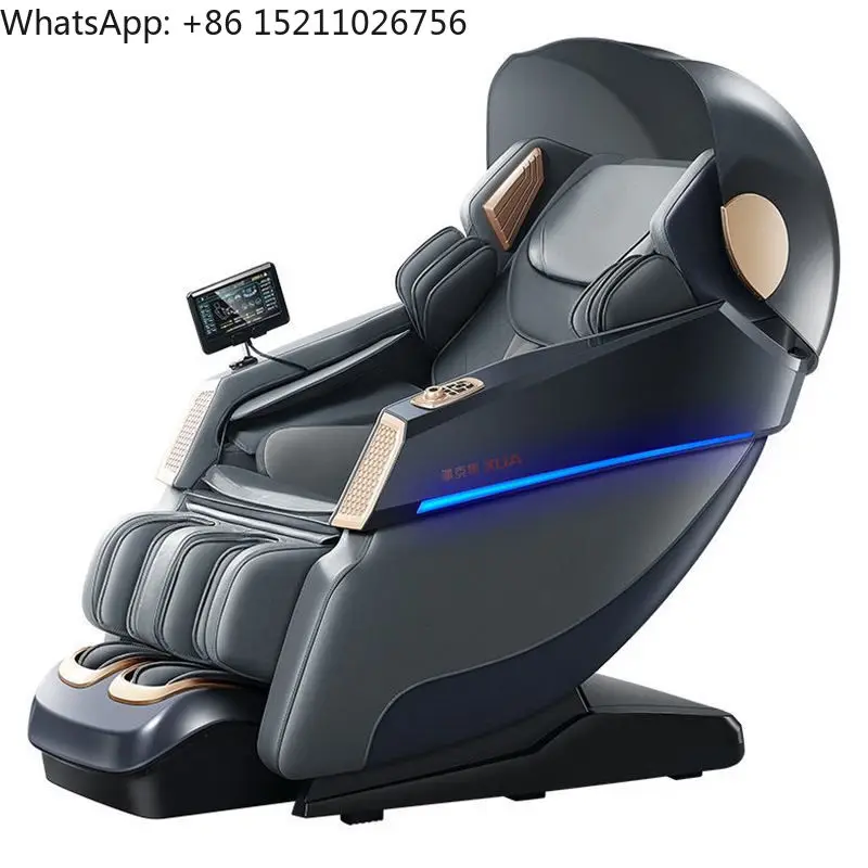 Portable Modern 4D Electric Massage Chair Full Body Calf Roller Intelligent Voice Control Hot Compress Eco-Friendly Design 150W