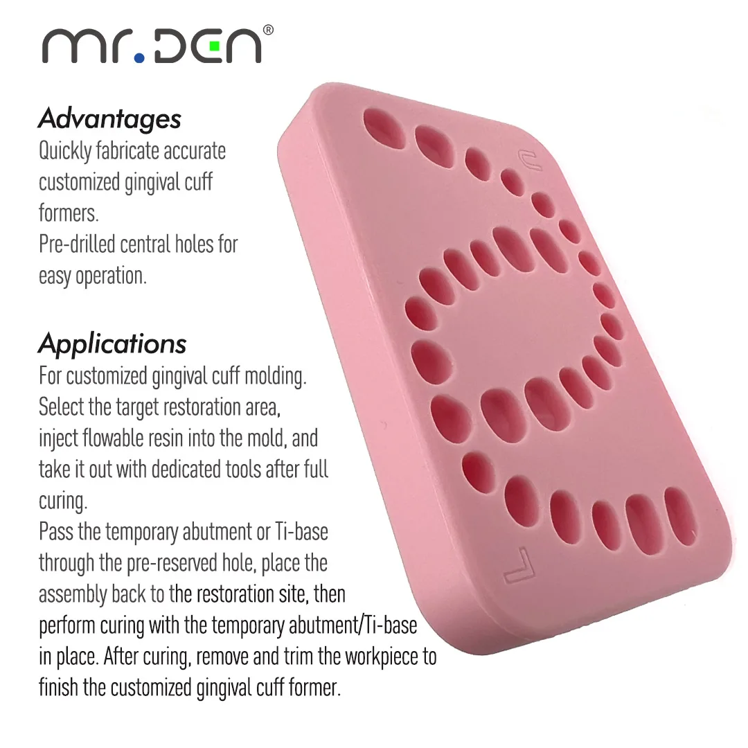Universal Dental Silicone Implant Abutment Molds Custom Healing Molds Dental Instruments Tools and Supplies