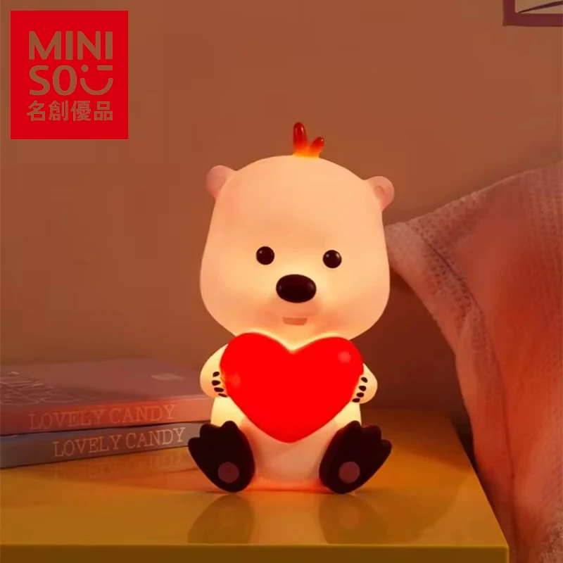 

Отличный продукт Miniso Zan Moe, Рубиновая серия, большая светодиодная подсветка, модель игрушек, украшение комнаты, милые подарки для детей на день рождения