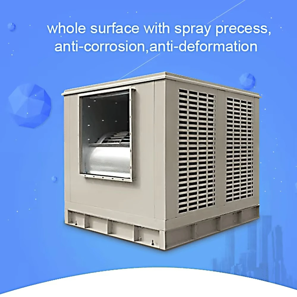 air Cooler Conditioner Peltier 50000m3/h Metal Body Ceiling Mounted Evaporative