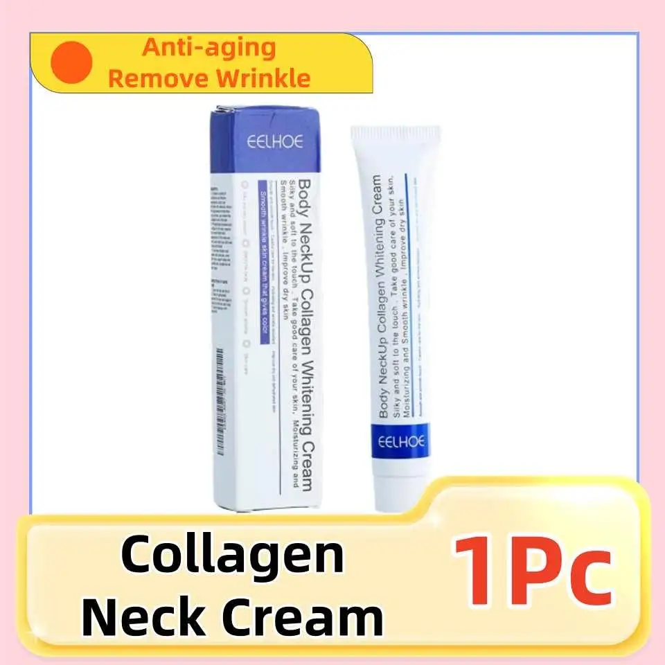 Collagen Neck Cream Eliminate Neck Wrinkle Lines Lifting Whitening Tighten Double Chin Anti-aging Neck Skin Care