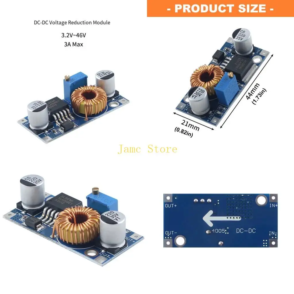 LX0B 3A 5V Voltages Converter With Overcurrent Overtemp Protections 3.2V to 46V
