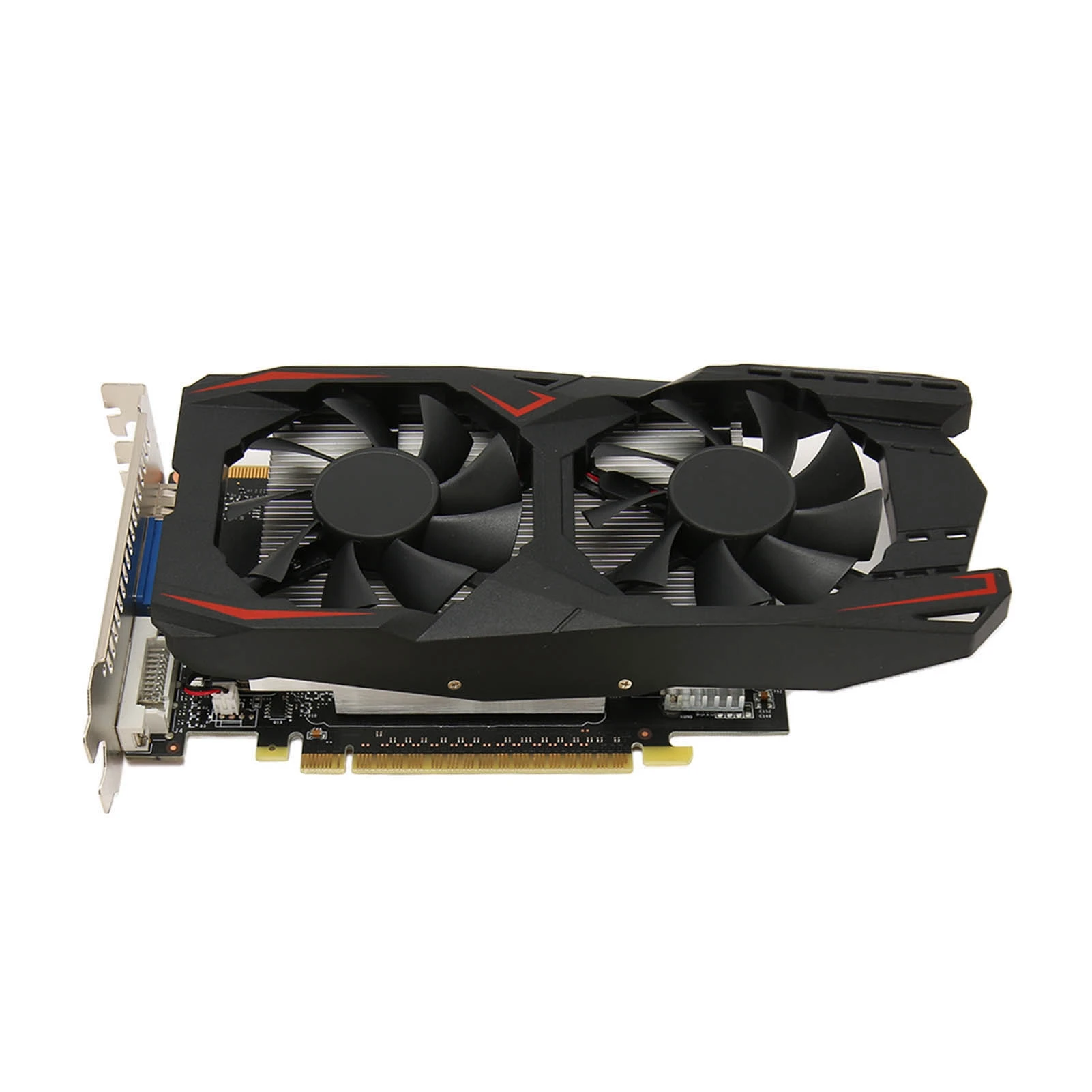 Scheda grafica a doppia ventola ad alte prestazioni 4 GB GDDR5 128 bit Raffreddamento rapido Chip della scheda grafica per videogiochi a basso rumore per PC desktop