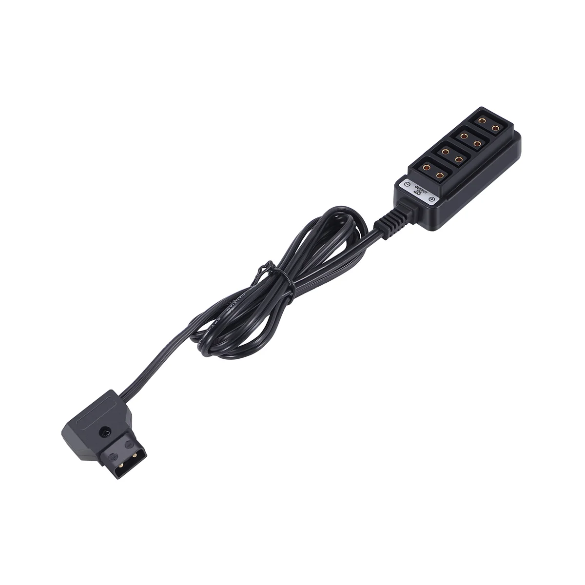 A73E-D-Tap Male to 4-Port P-Tap Female Camera Power Supply Distributor DTAP Fourway Splitter