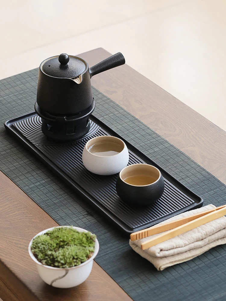 

Японский чайный набор Гунфу для офиса, для заваривания чая одним человеком, из керамики, ручной работы, винтажный стиль, в комплекте с чайными принадлежностями