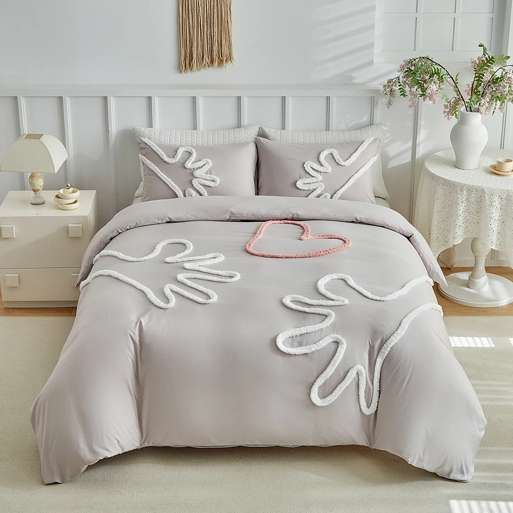 

Duvet Cover Bedding Set Twin Full Queen King Size 135x200 Nordic Quilt Cover 240x220 Double Single Floral Bed Linen 200x200