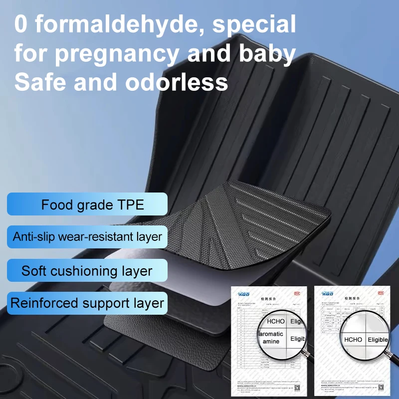 سيارة LHD الكلمة حصيرة ل GWM Haval H9 2024 2025 2026 5 مقاعد 7 مقاعد TPE البساط لوحة جلدية داخلية بطانة المضادة للخدش اكسسوارات #4