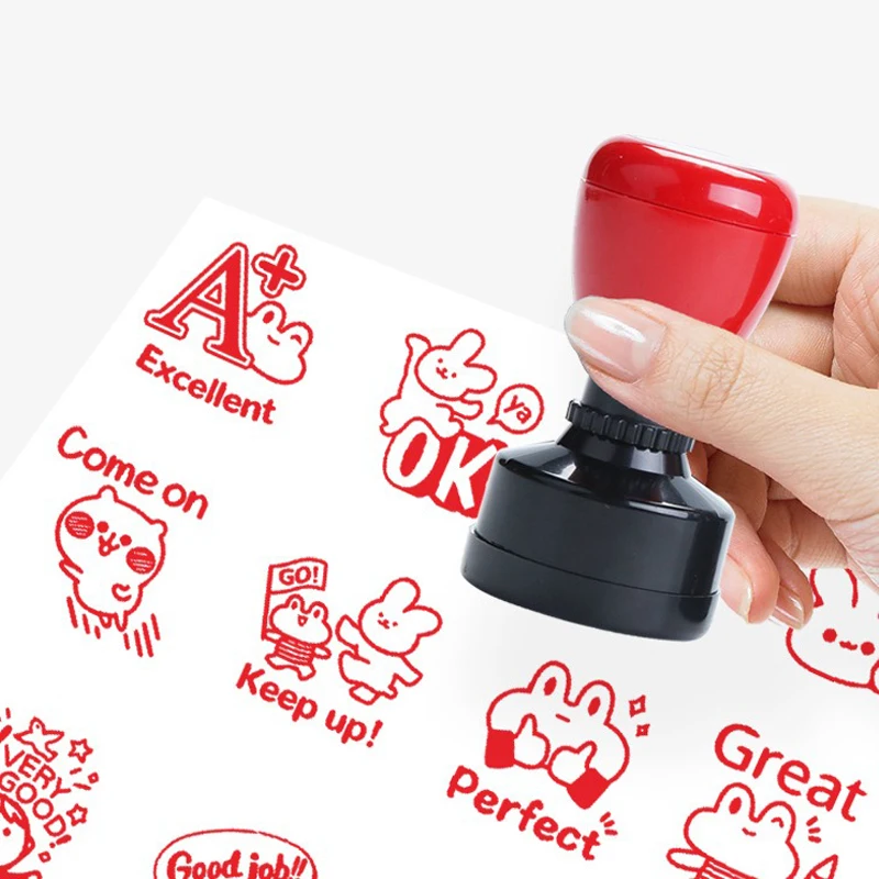 1 قطعة ختم مكافأة صغيرة لطيف المحمولة الثناء الرموز ختم للمعلم الوالدين تشجيع ختم سكرابوكينغ مذكرات الزينة ZYF