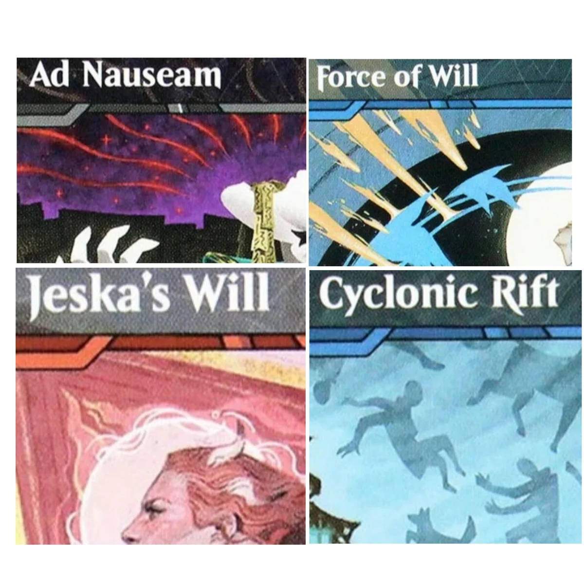 SOS/SOA/SOC [Force of Will/Jeskas Will/Cyclonic Rift] Custom TCG Proxy M Cards Top Quality Board Playing Game Trading Cards