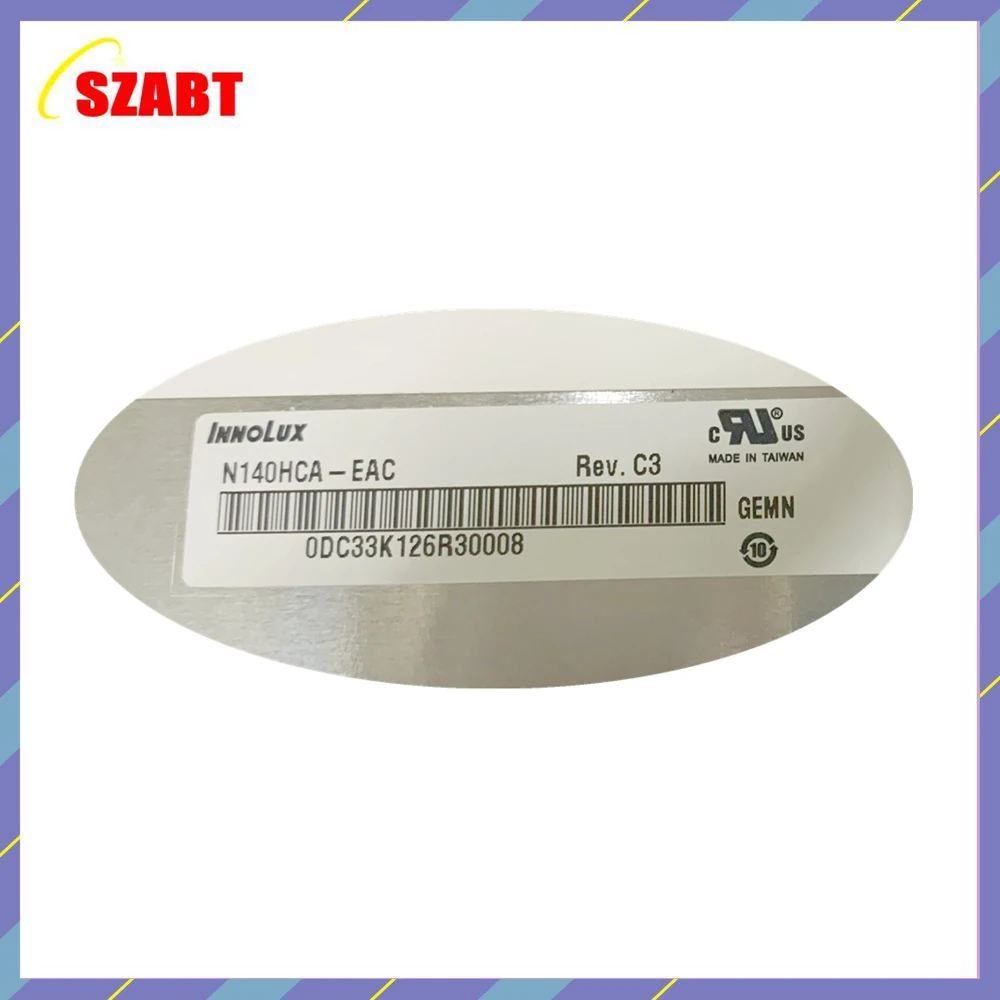 14.0 بوصة سليم LED مصفوفة N140HCA-EAC REV C3 شاشة لاب توب LCD لوحة FHD IPS 45% ntsc 1920*1080p 30 PINS EDP