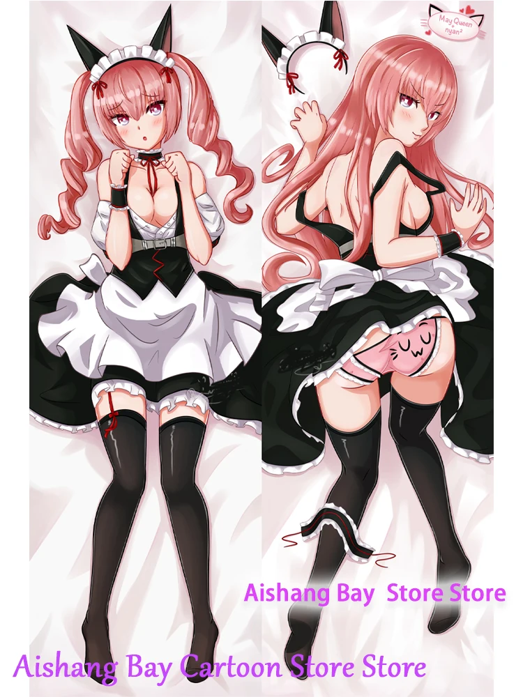 Dakimakura Anime Pillow Cover Faris Nyan Nyan Double Sided Print Life-size Body Decoration