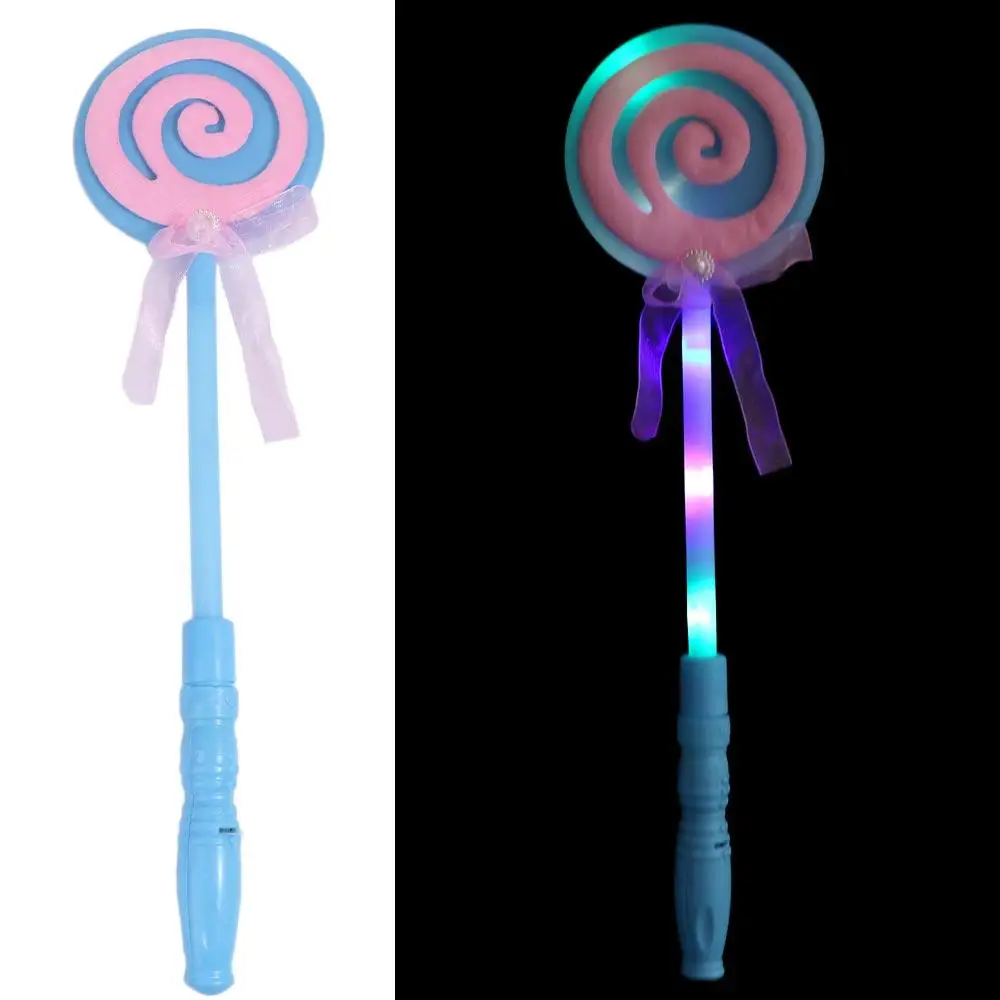 Kleurrijk Lamp Speelgoed Oplichtende Prinses Wand Feestartikelen Lollipop Fairy Wand Flitslicht Stok Glow Stick Lollipop Stick