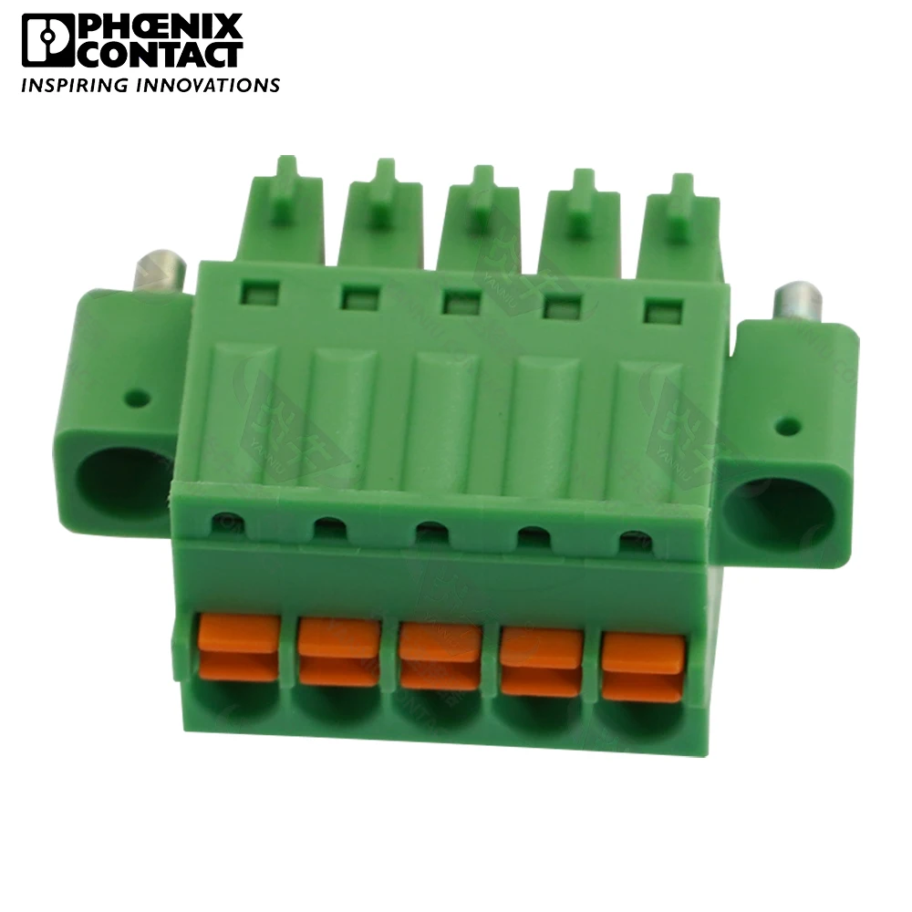 

3.5mm Original Genuine Phoenix Contact Connector PCB Pluggable PLUG-IN Terminal Block 5 Pin FK-MCP 1.5 STF 3.5 1940127 8A 160V