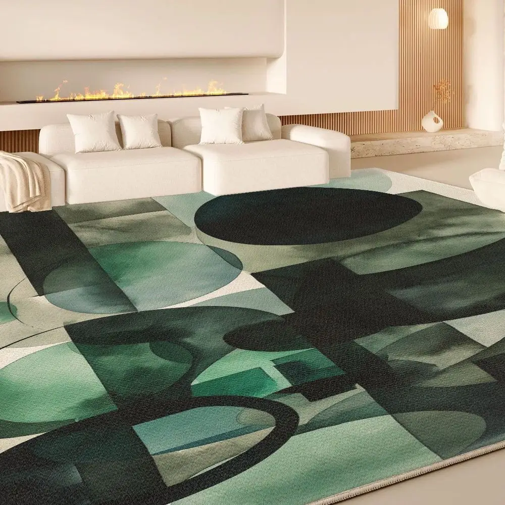 

VIKAMA Plush Loop - Pile Material Mat That Can Be Placed in Living Room and by Bedside, Soft and Skin - Friendly, Antibacterial