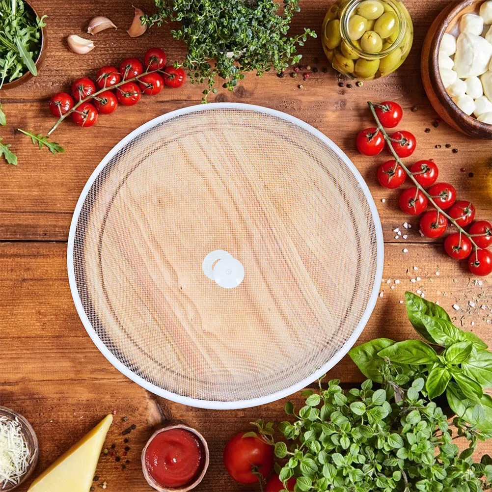 

2pcs Protective Meal Home Kitchen Dust-Proof Dish Covers Hygienic Preservation Household Kitchen Supplies Iron Food Covers Food