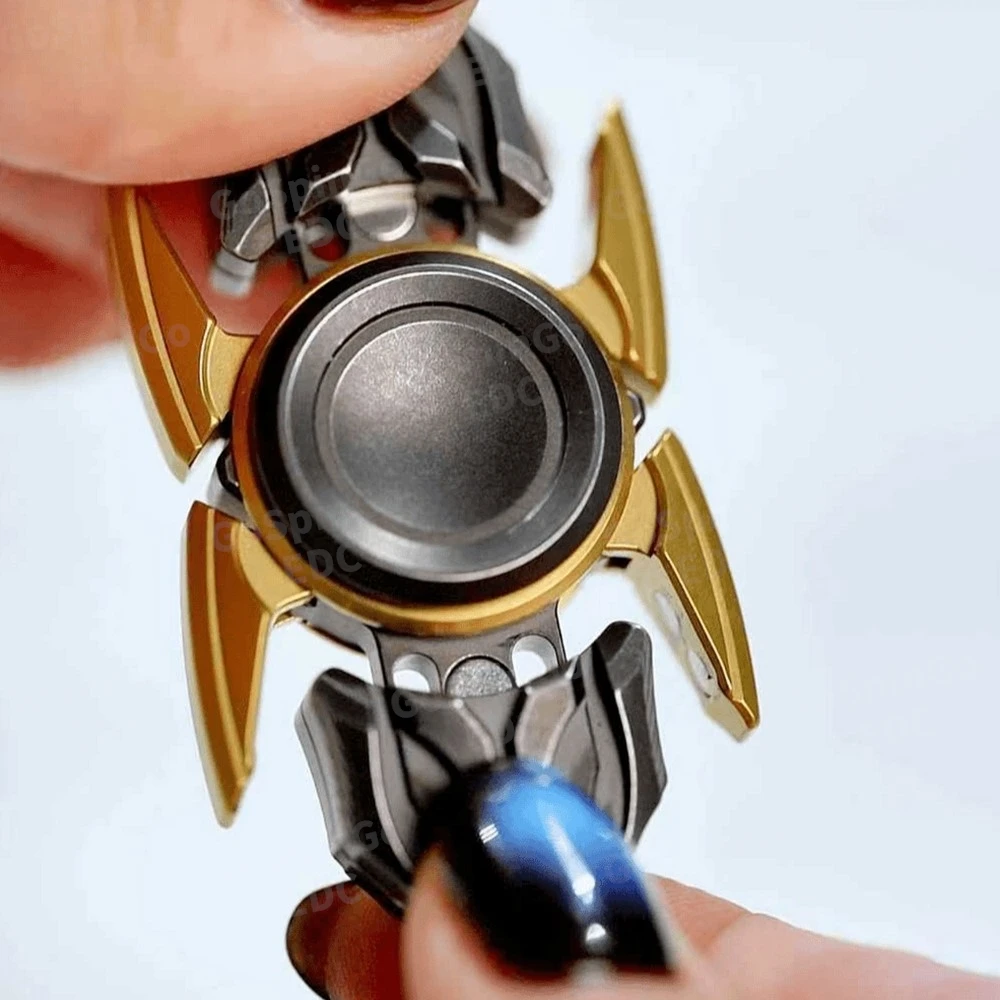 أمل EDC غامض الصمت فتح مسمار الدوران تململ سبينر الفولاذ المقاوم للصدأ ألعاب متململة للبالغين لعبة لتخفيف التوتر #4