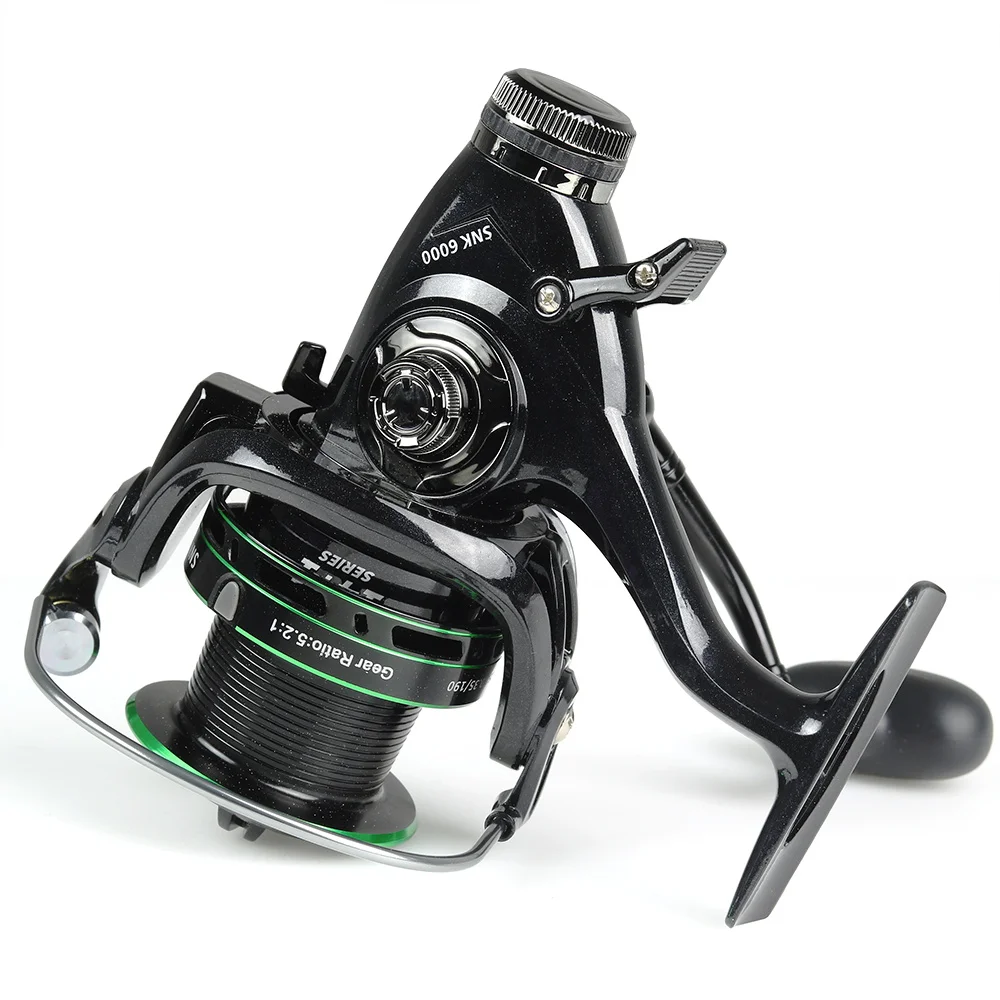JOSBY New Double Brake Design Fishing Reel Super Strong Carp Fishing Feeder Spinning Reel Spinning wheel type fishing wheel SNK