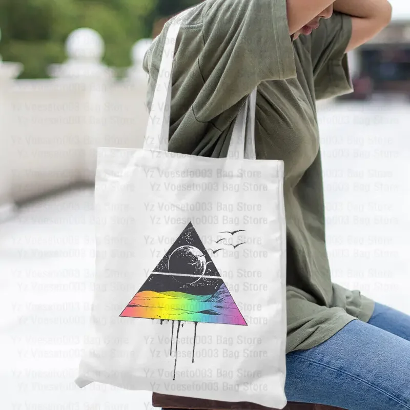 Personalized Customized Name Logo Motto Canvas tote shopping Beach Big Bag Shopper Cloth handbag Youth Women\'s Book Bags 2023