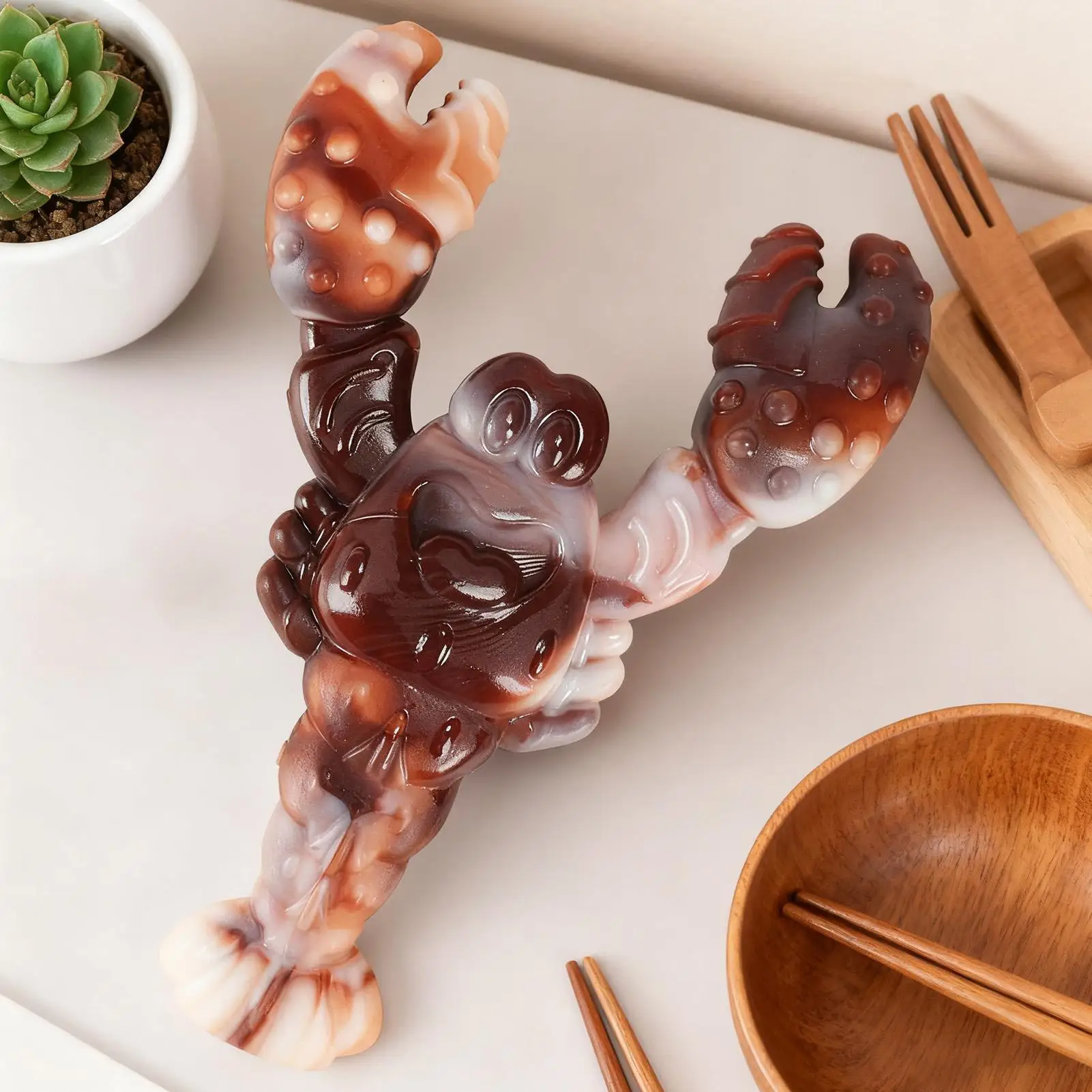 لعبة كلب جراد البحر المتينة، لعبة إثراء المضغ القوية لتخفيف القلق، تدريب الجرو واللعب التفاعلي، الاستخدام الداخلي والخارجي #2